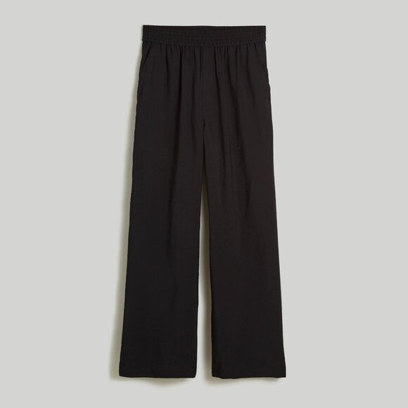 NEW Madewell Black The Carley Wide-Leg Pants Size 2X 23300 - Picture 2 of 16